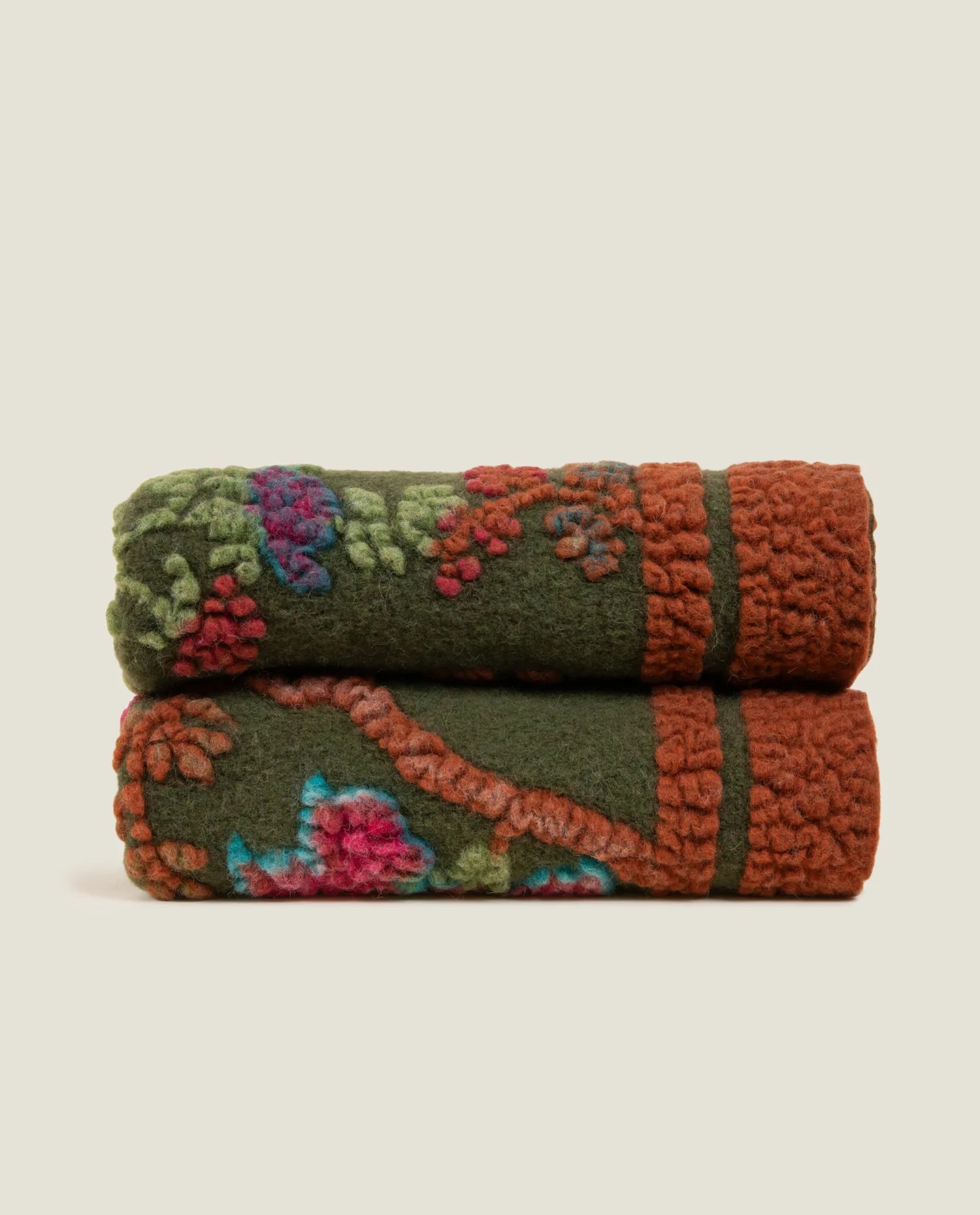 COPERTA LANA COTTA - FRATI HOME - PARADISIACO VERDE