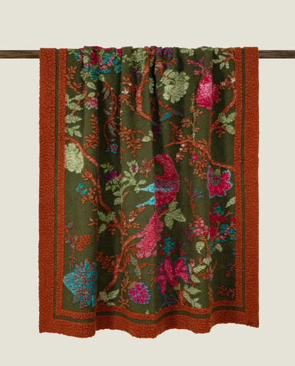 COPERTA LANA COTTA - FRATI HOME - PARADISIACO VERDE