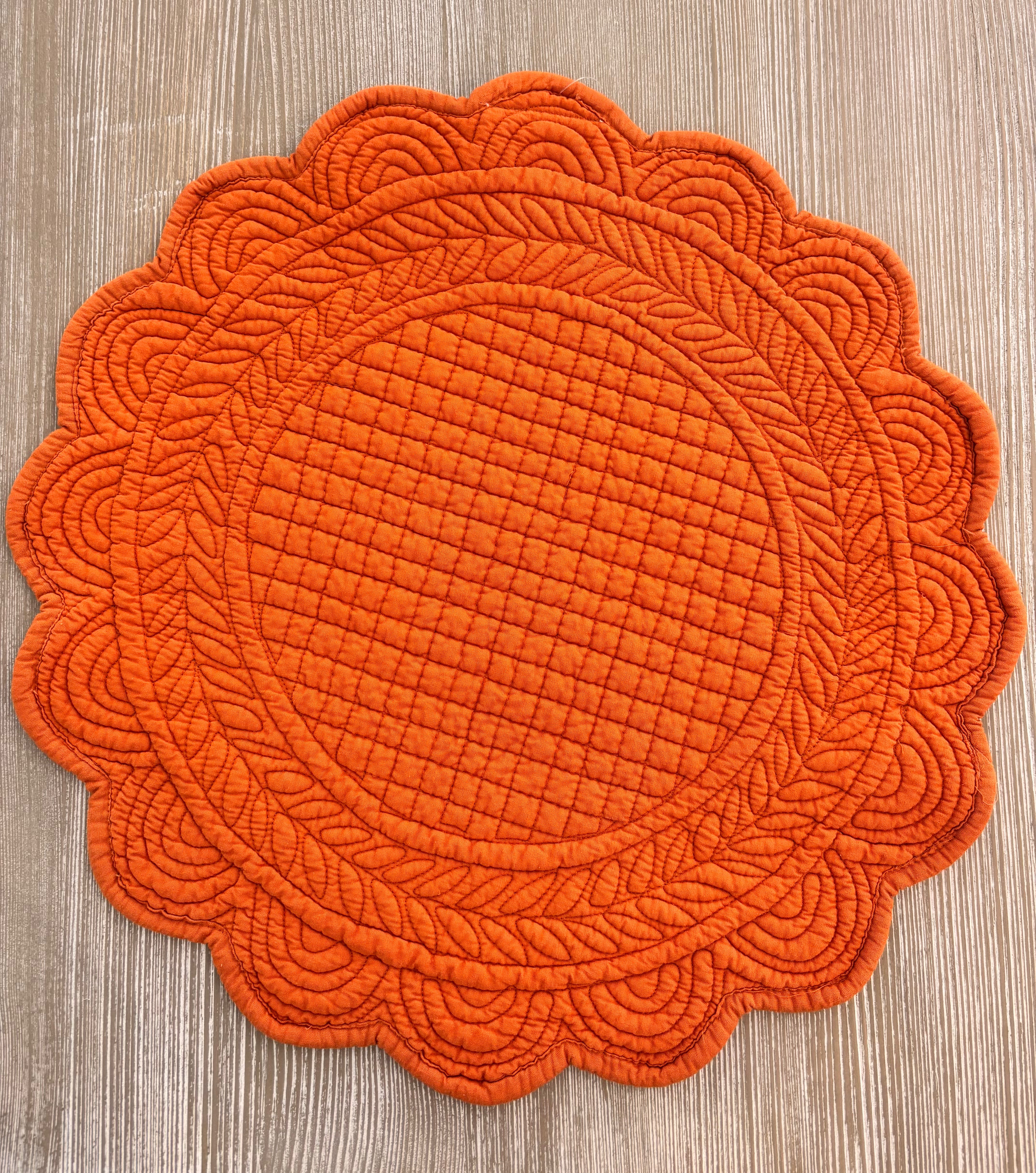 Tovaglietta arancione in cotone - Blanc Mariclo