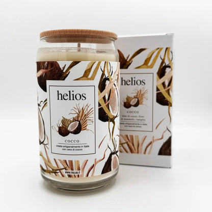 Candela Profumata Cocco 390g – Latte di Cocco, Orchidea e Vaniglia - Martina Ferrari Concept Store