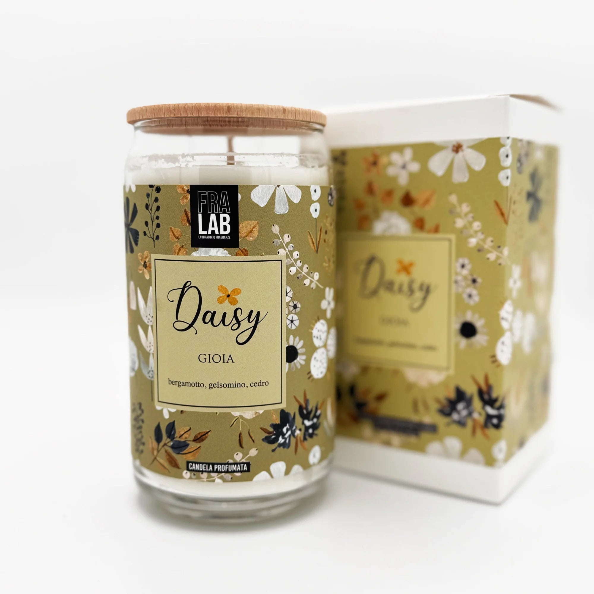 Candela Profumata Gioia 390g – Bergamotto, Gelsomino e Cedro ￼ - Martina Ferrari Concept Store