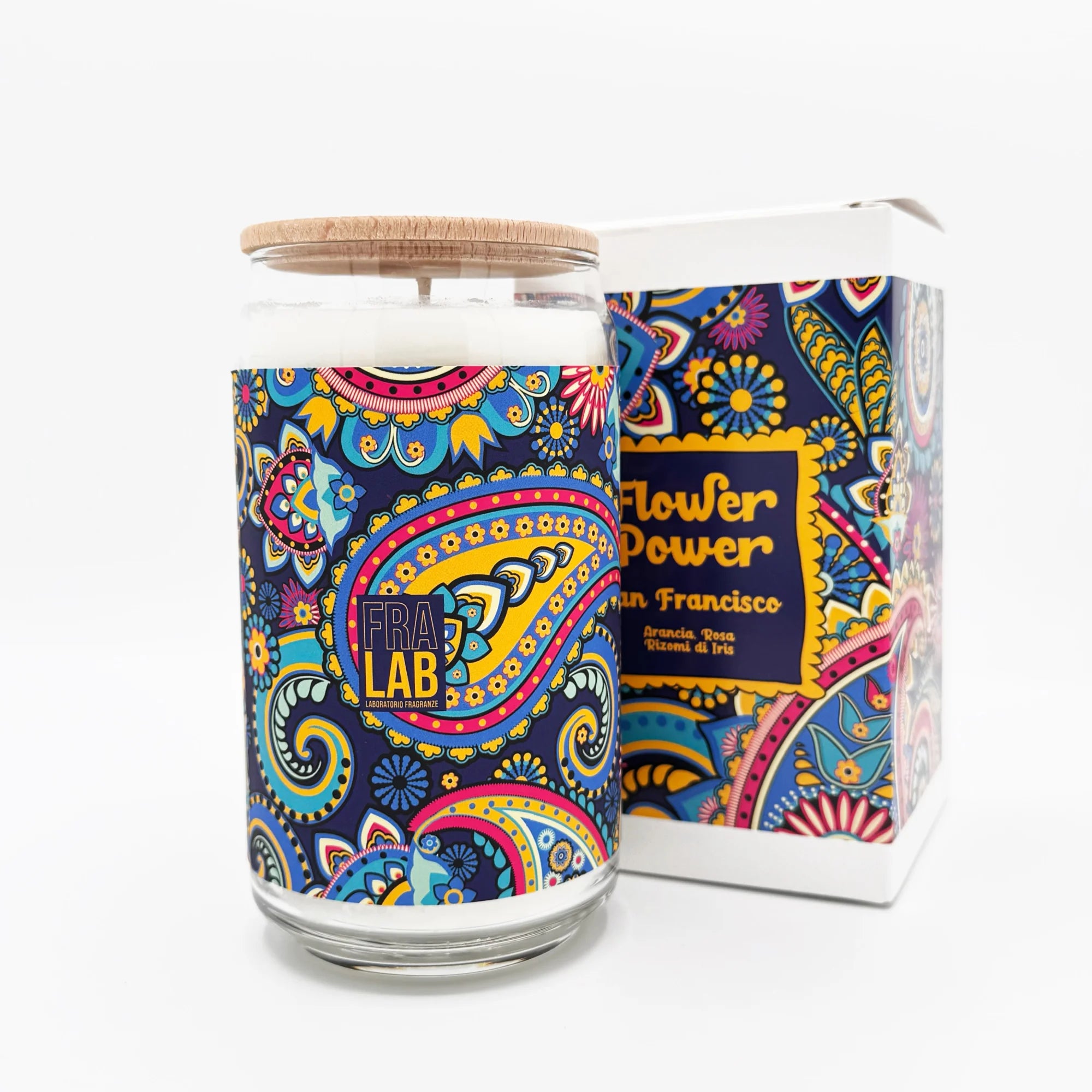 Candela Profumata San Francisco 390g – Arancia, Rosa e Patchouli - Martina Ferrari Concept Store