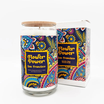 Candela Profumata San Francisco 390g – Arancia, Rosa e Patchouli - Martina Ferrari Concept Store