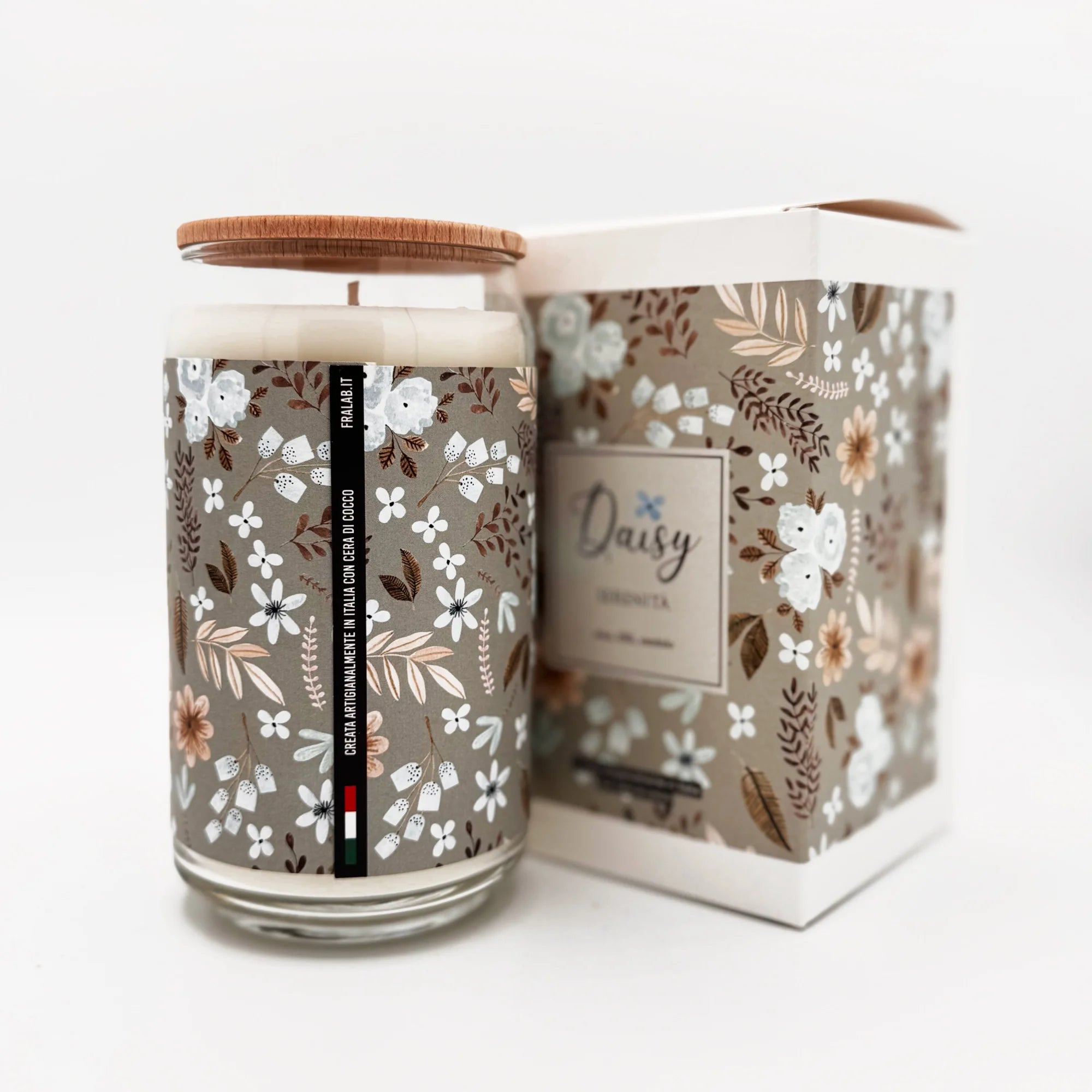 Candela Profumata Serenità 390g – Rosa, Lillà e Sandalo - Martina Ferrari Concept Store