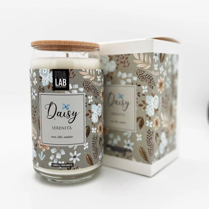 Candela Profumata Serenità 390g – Rosa, Lillà e Sandalo - Martina Ferrari Concept Store