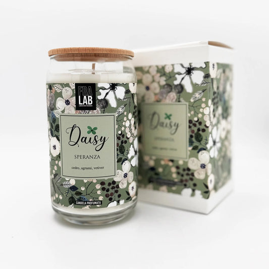 Candela Profumata Speranza 390g – Cedro, Agrumi e Vaniglia - Martina Ferrari Concept Store