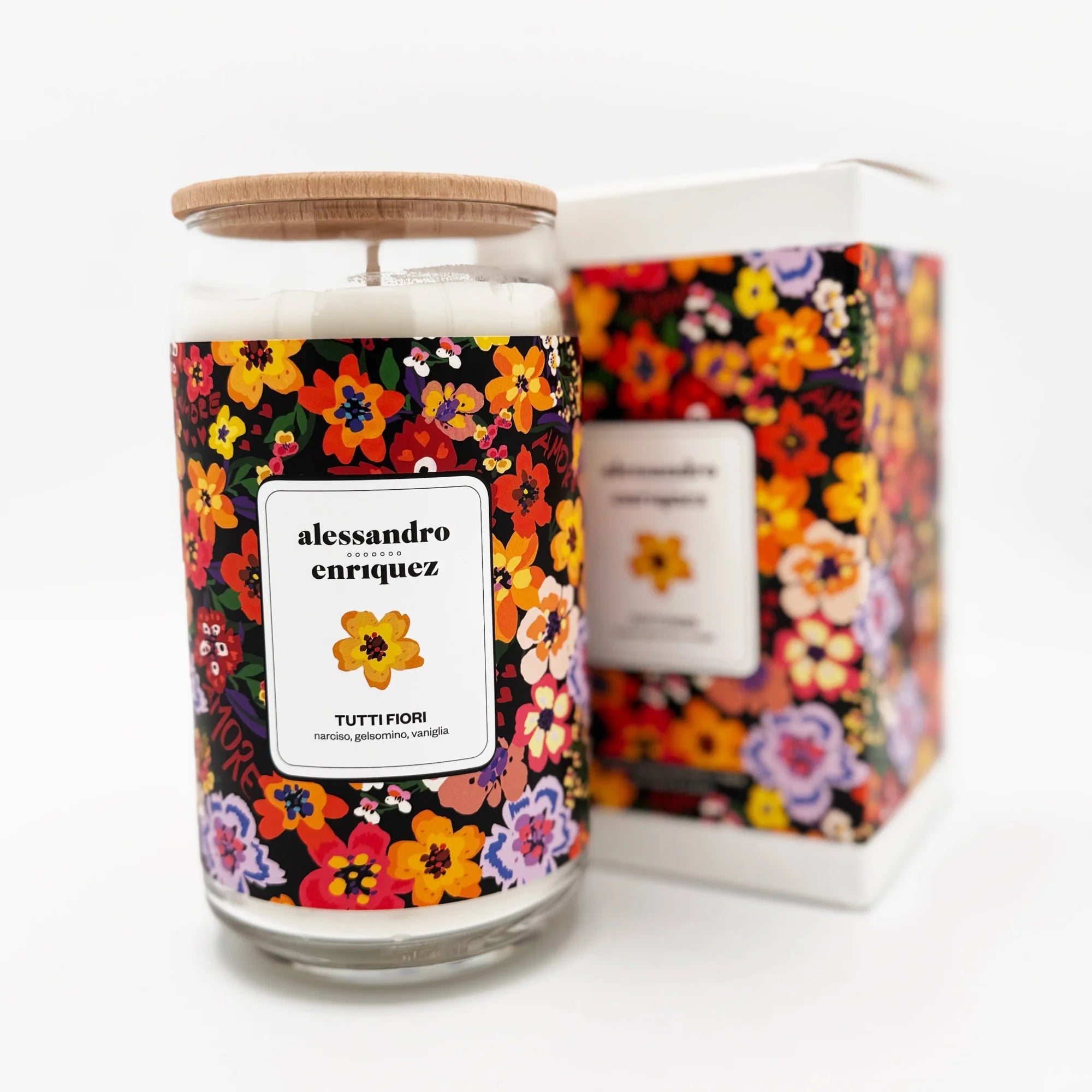 Candela Profumata Tutti Fiori 390g – Edizione Limitata Enriquez - Martina Ferrari Concept Store
