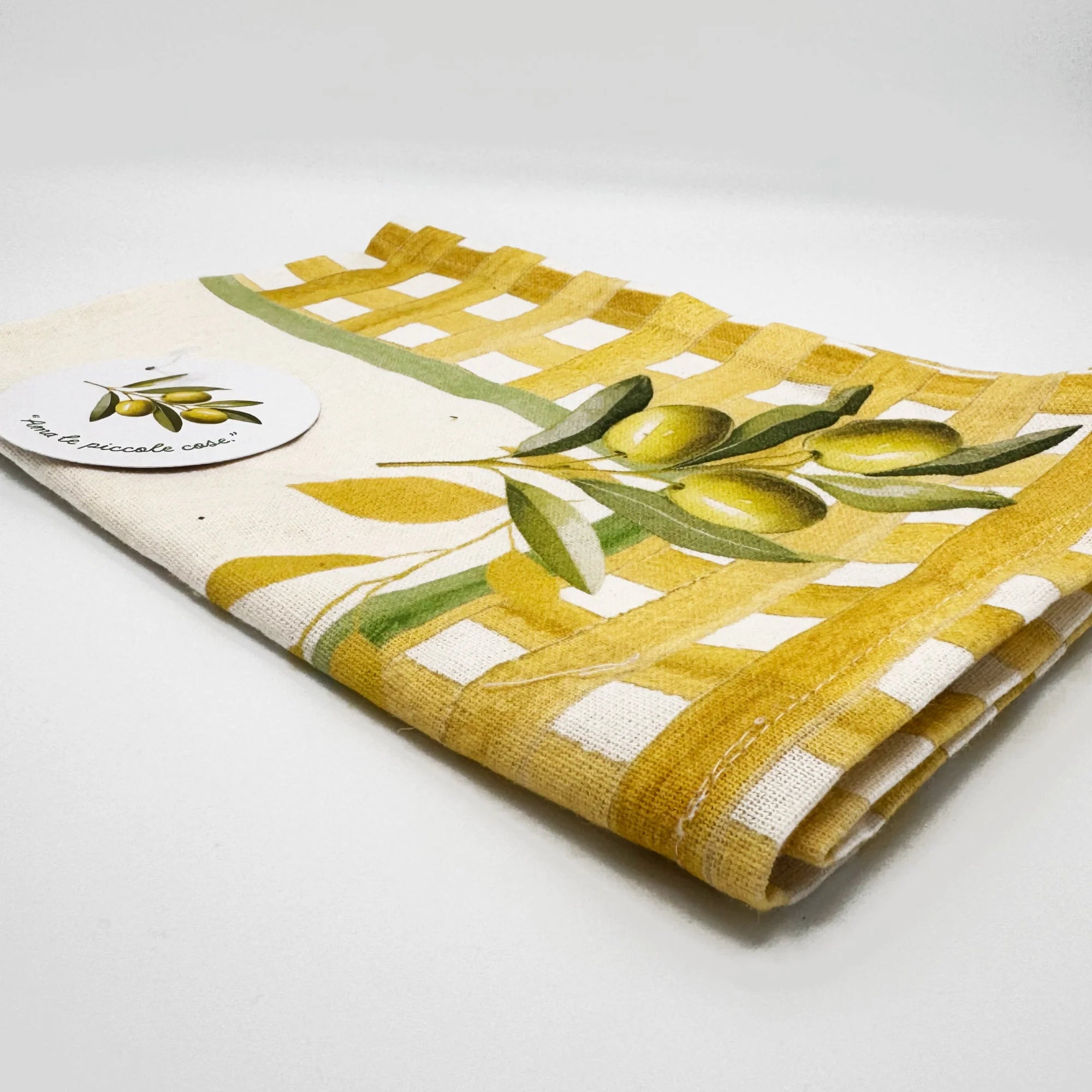 Canovaccio Ortigia Limone – Stile Mediterraneo in 100% Cotone - Martina Ferrari Concept Store