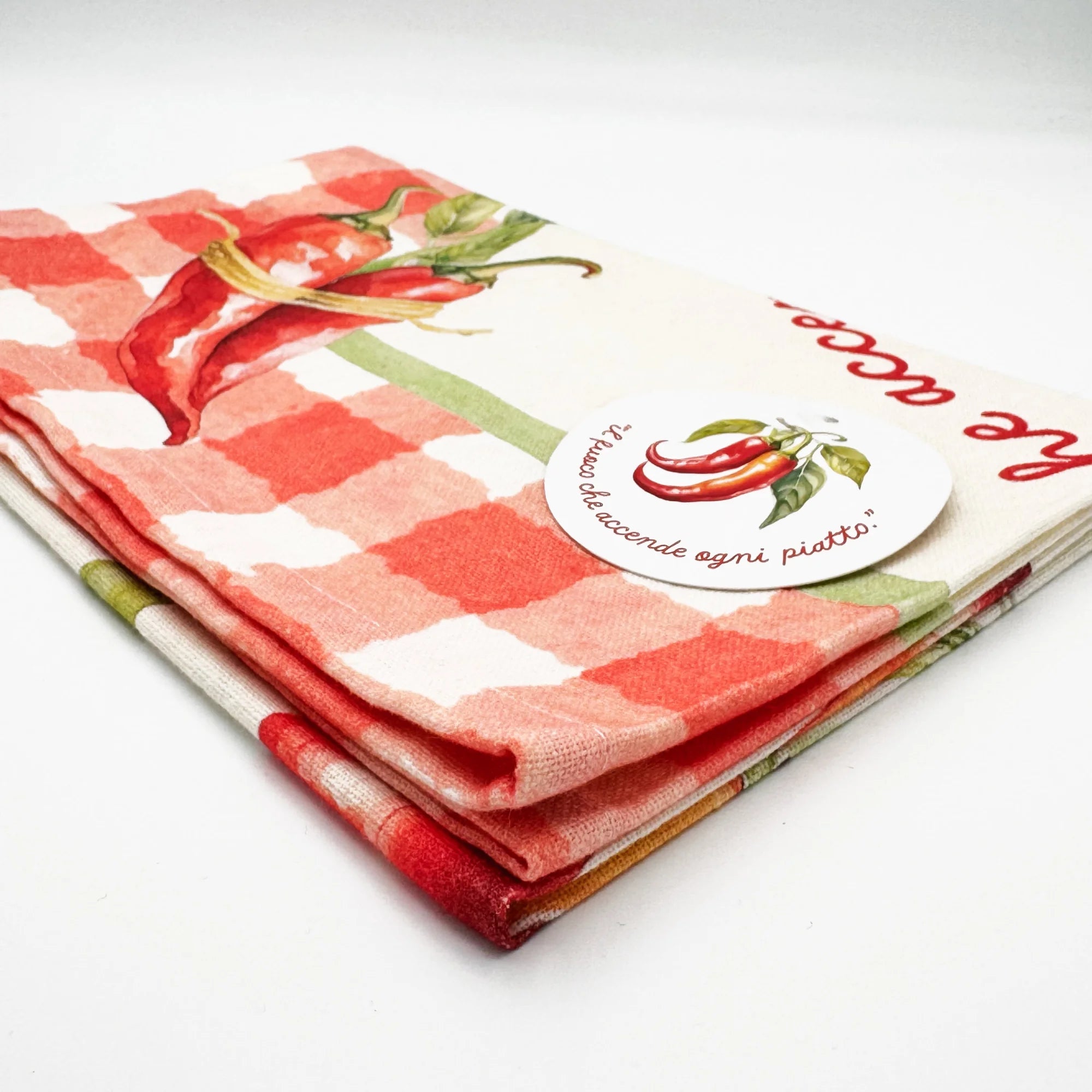 Canovaccio Ortigia Peperoncino – Stile Piccante in 100% Cotone - Martina Ferrari Concept Store