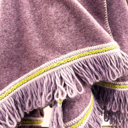 Coperta Soft Bamboo Torchon Granata – Eleganza Naturale e Comfort Avvolgente - Martina Ferrari Concept Store