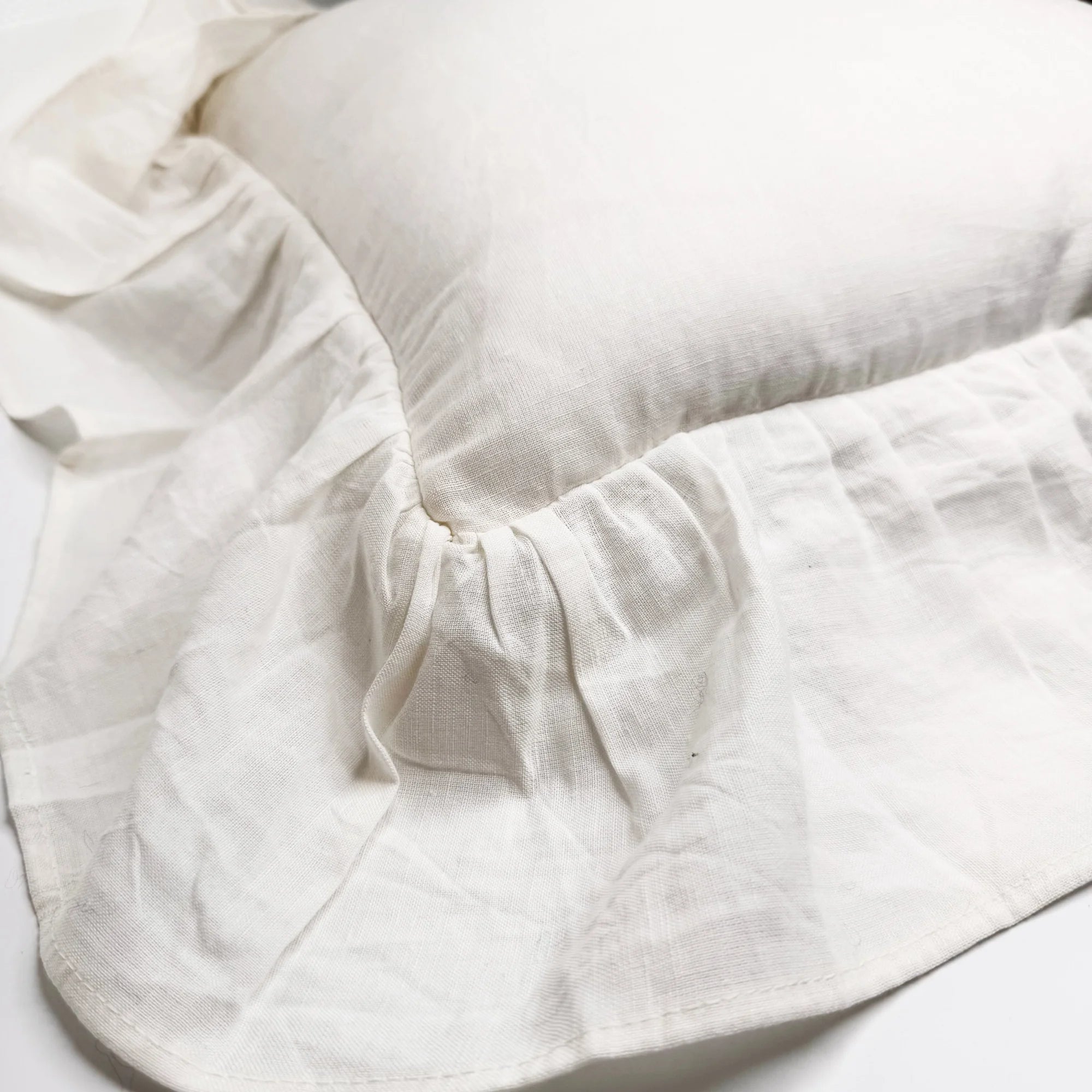 Cuscino con Gale Bianco 45x45 cm – Blanc Mariclò - Martina Ferrari Concept Store