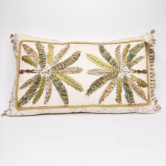 Cuscino Ricamato in Cotone 30x50 cm – Blanc Mariclò - Martina Ferrari Concept Store