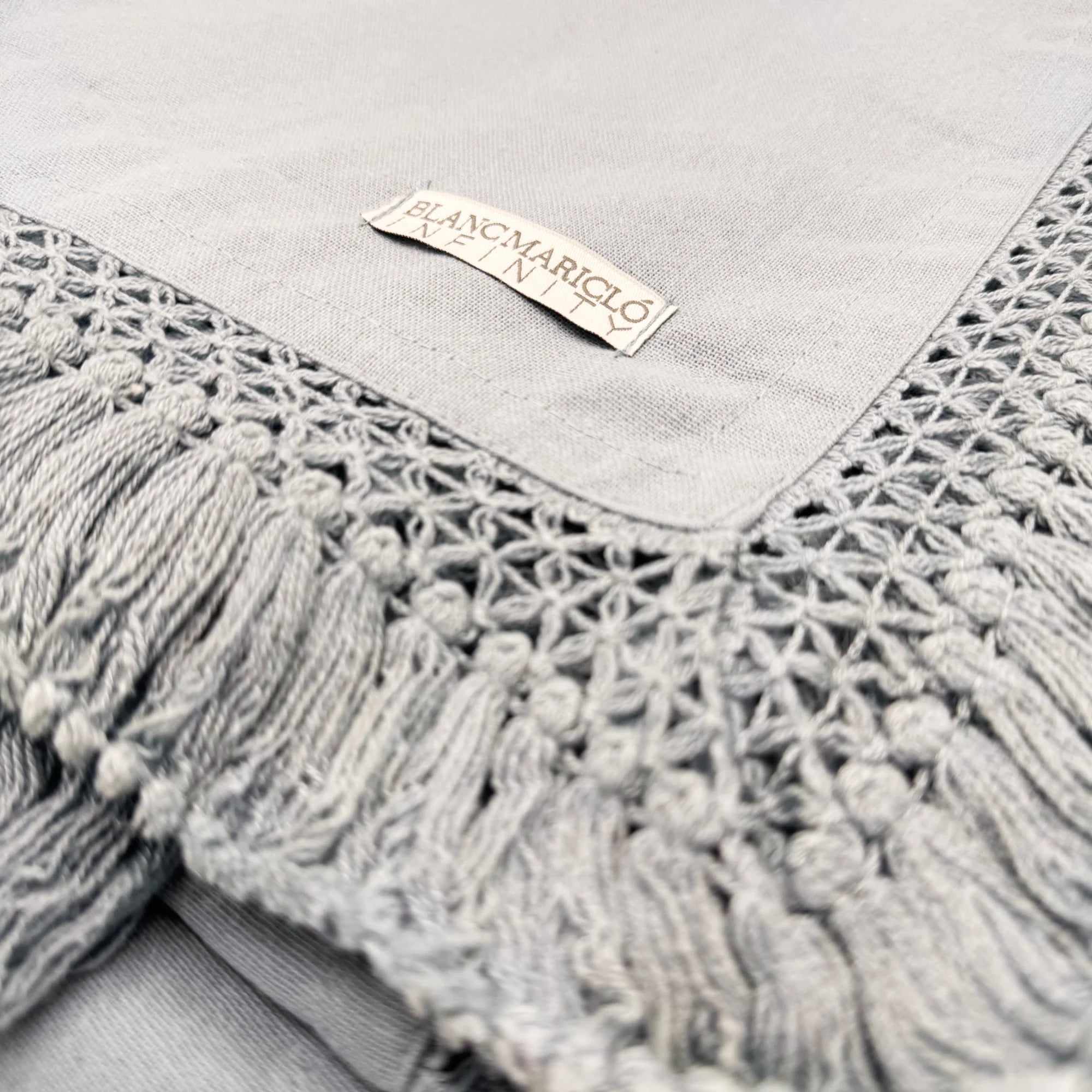 Tovaglia Infinity Celeste – 100% Cotone, Stile Shabby Chic - Martina Ferrari Concept Store