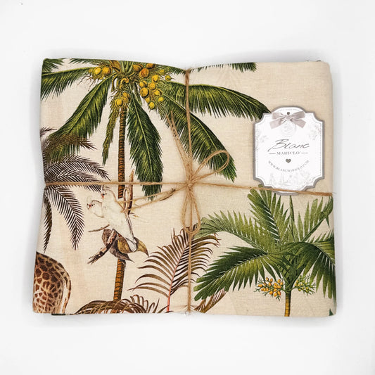 Tovaglia Palmeraie 150x215 cm – Stampa Tropicale in Cotone - Martina Ferrari Concept Store