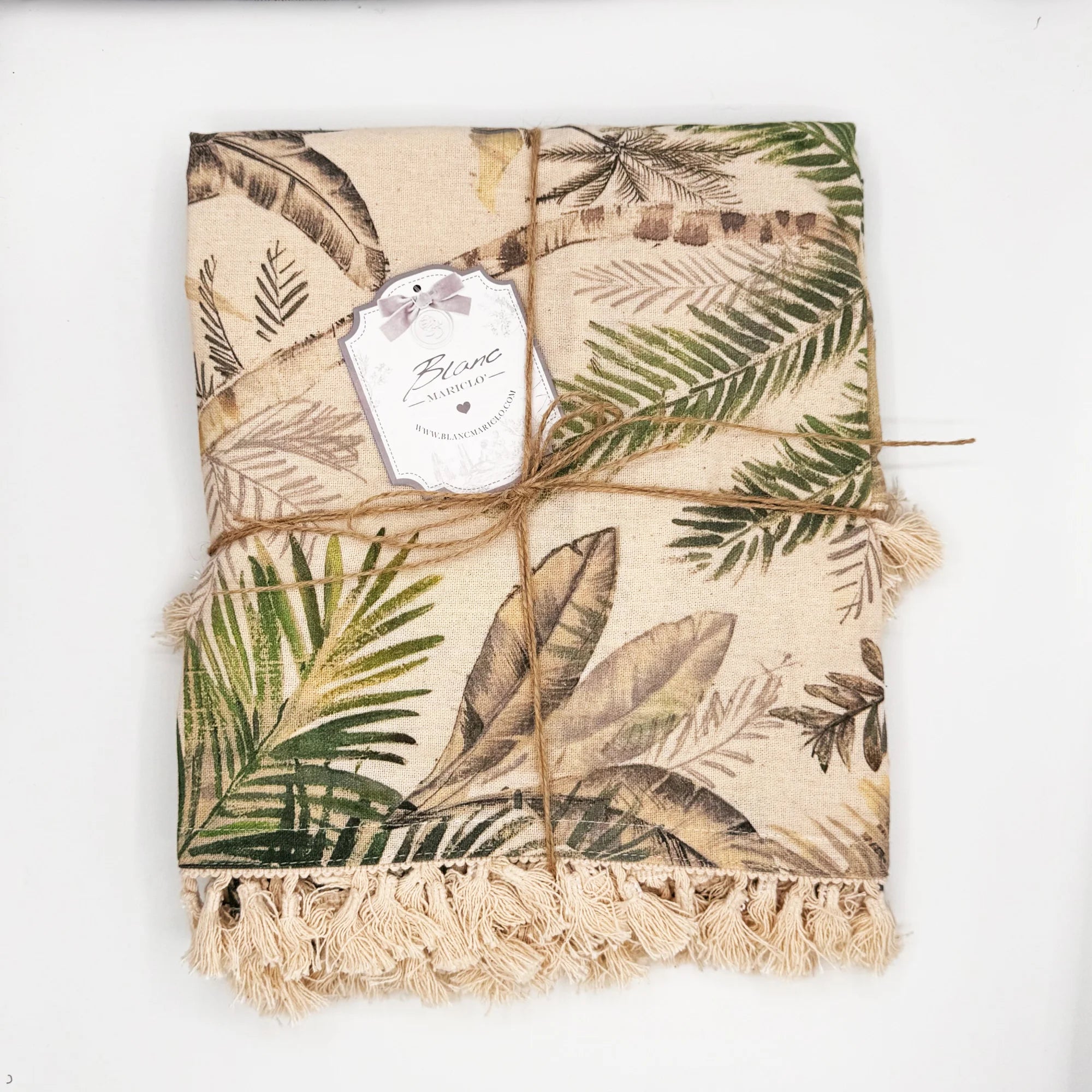 Tovaglia Shabby Chic in Cotone 160x160 cm – Stampa Floreale Elegante - Martina Ferrari Concept Store