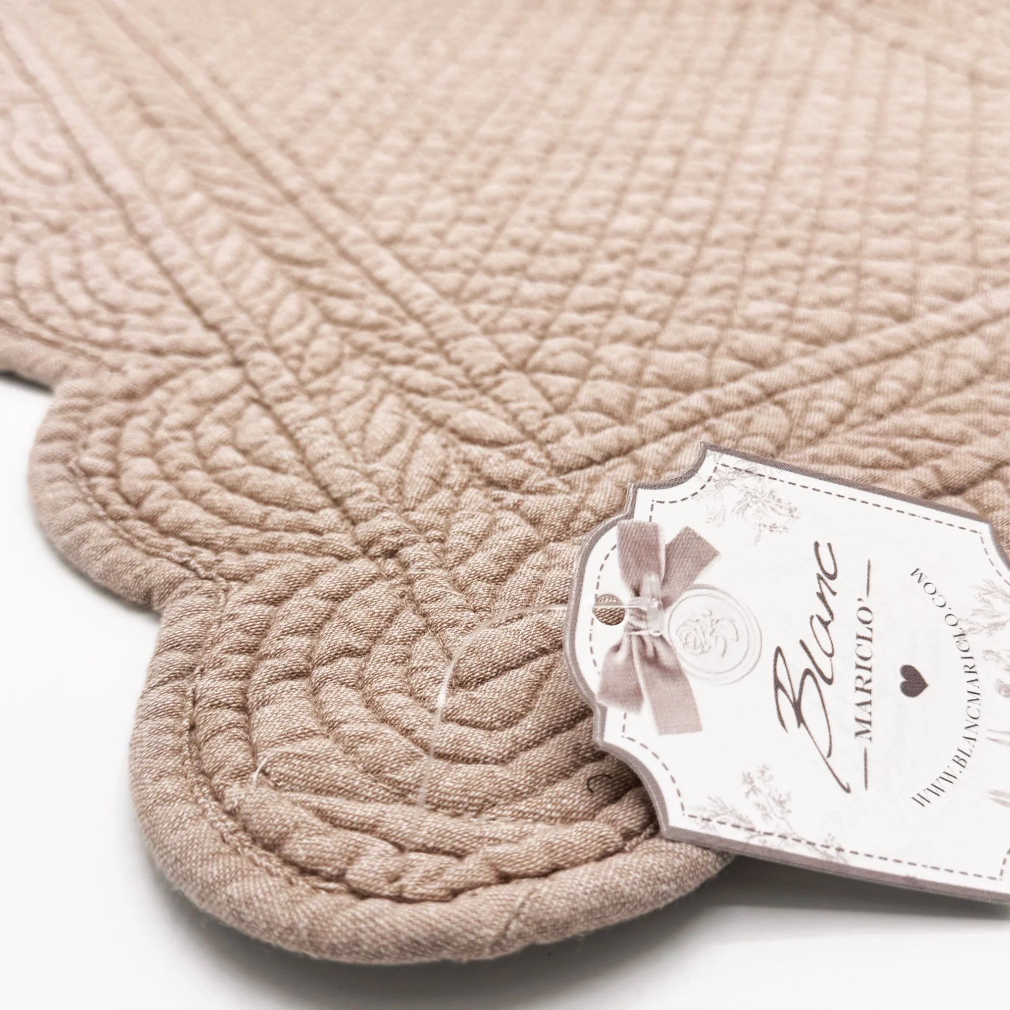 Tovaglietta Rettangolare Blanc Mariclò 35x45 cm – Marrone - Martina Ferrari Concept Store