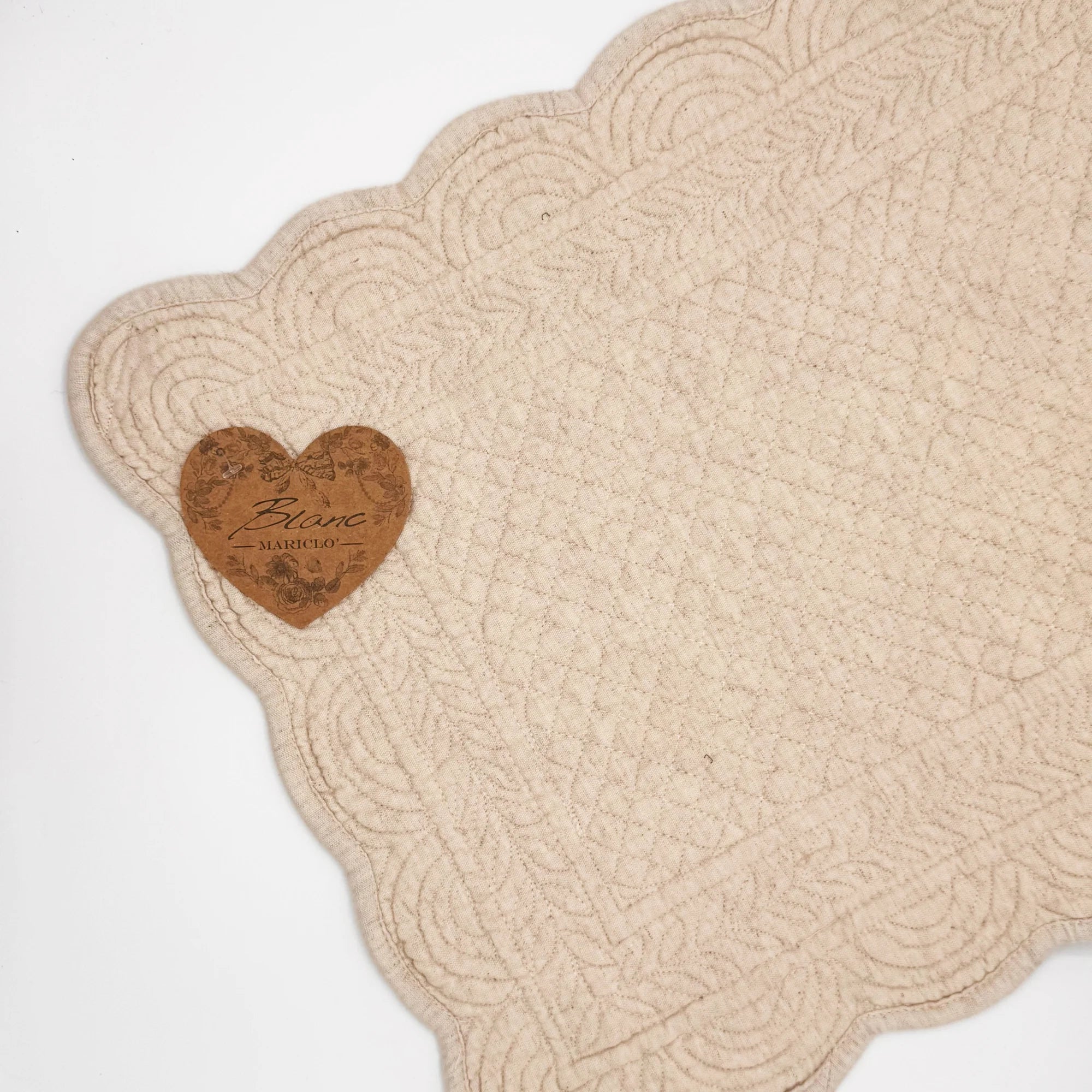 Tovaglietta Rettangolare Blanc Mariclò 35x45 cm – Beige - Martina Ferrari Concept Store