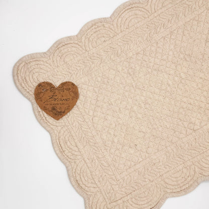 Tovaglietta Rettangolare Blanc Mariclò 35x45 cm – Beige - Martina Ferrari Concept Store