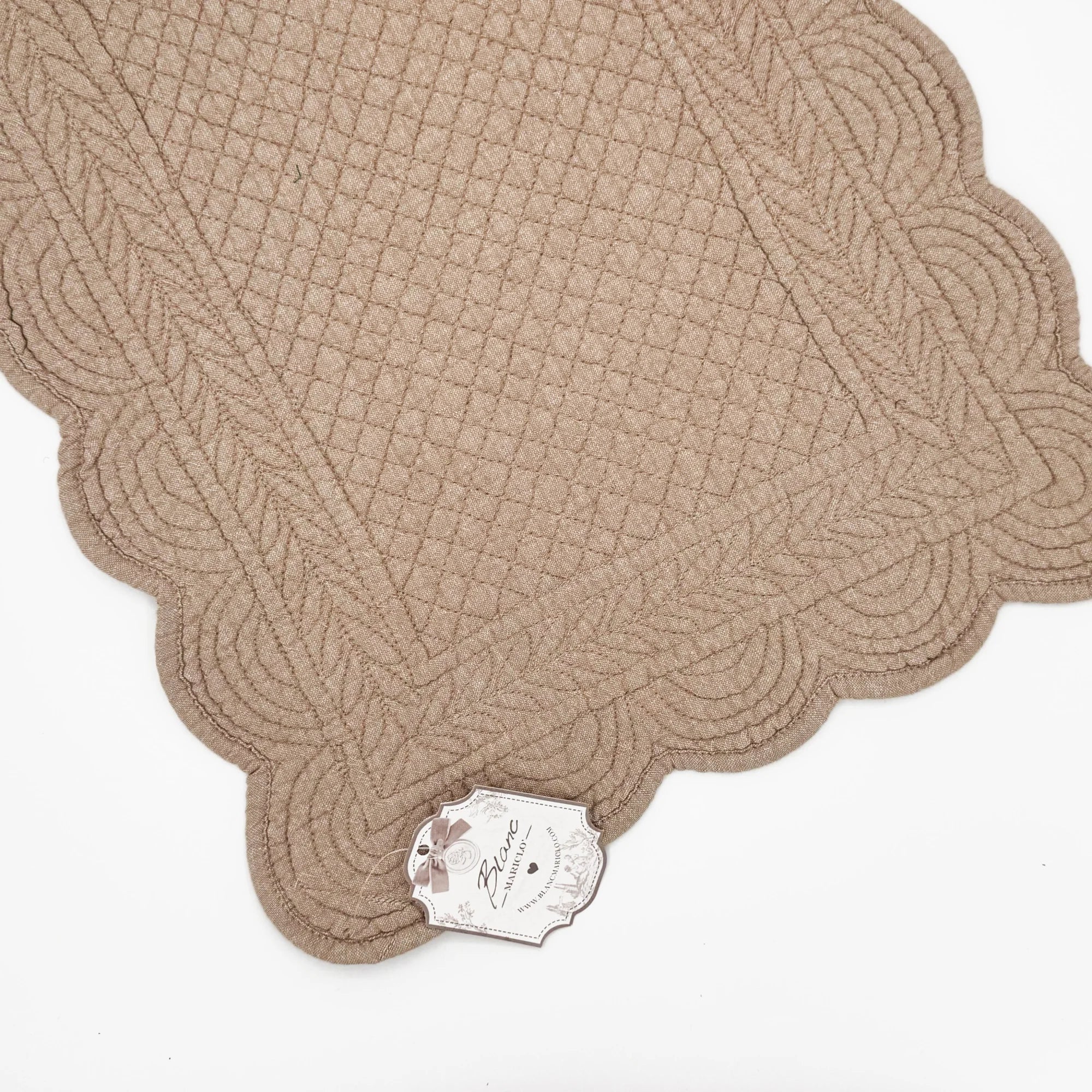 Tovaglietta Rettangolare Blanc Mariclò 35x45 cm – Marrone - Martina Ferrari Concept Store