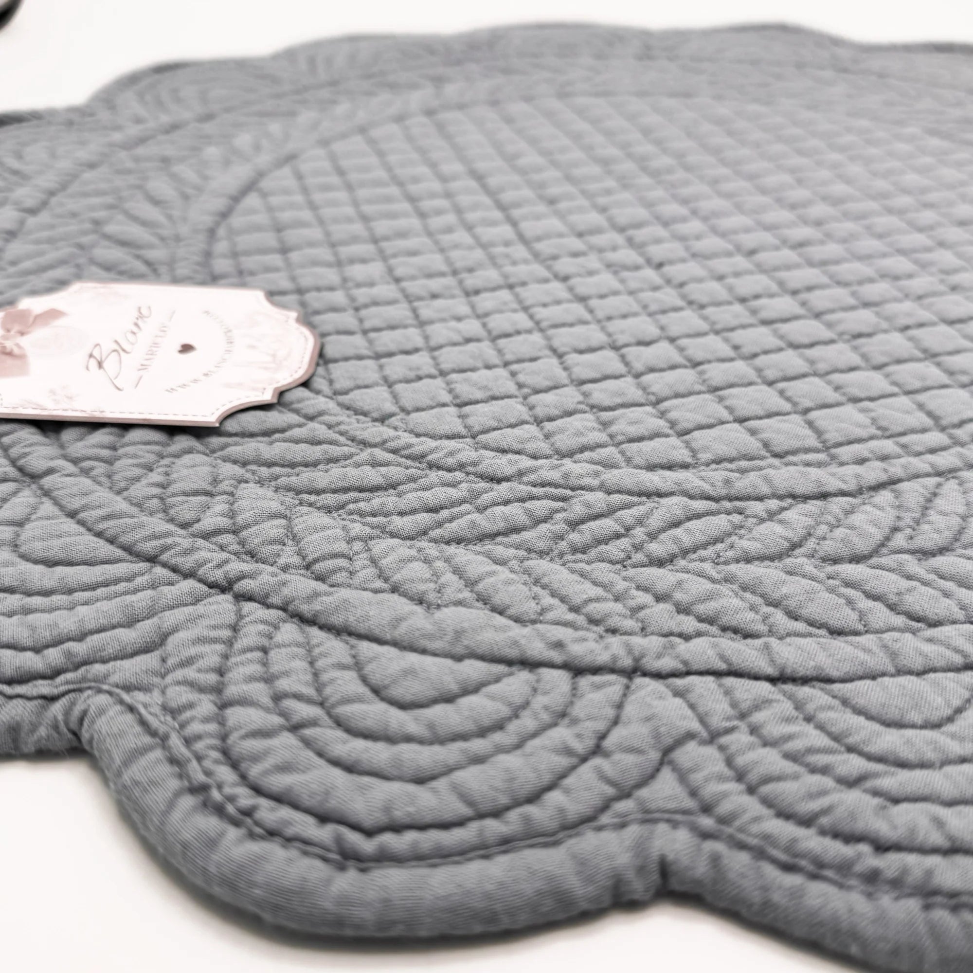 Tovaglietta Tonda Blanc Mariclò 40 cm – Celeste - Martina Ferrari Concept Store