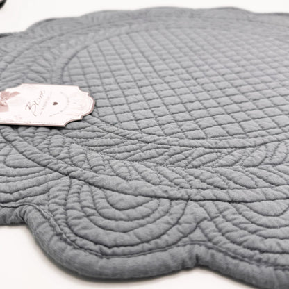 Tovaglietta Tonda Blanc Mariclò 40 cm – Celeste - Martina Ferrari Concept Store