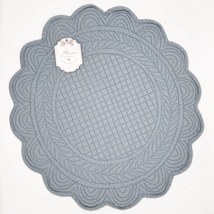 Tovaglietta Tonda Blanc Mariclò 40 cm – Celeste - Martina Ferrari Concept Store